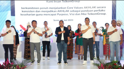 Telkom Sukses Selenggarakan AKHLAK Culture Festival TelkomGroup 2023