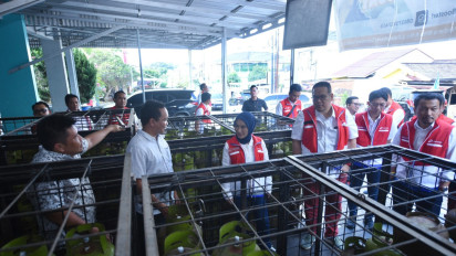 Dirut Pertamina Tinjau Langsung Penyaluran LPG 3 Kg di Wilayah Sumatera Selatan