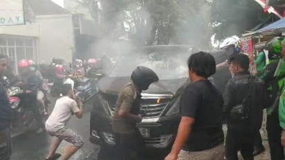 Alphard Mantan Wakapolres Probolinggo Kota terbakar di Jember, Ini Kronologisnya