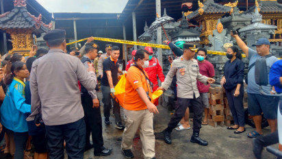 Gudang Usaha Sanggah Terbakar di Bali, Satu Anak Meninggal Dunia 