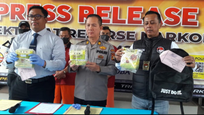 Ditresnarkoba Polda Sumsel Bongkar Jaringan Narkoba Internasional, 3 Kg Sabu Diamankan