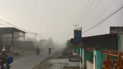 Sungai Penuh Diselimuti Kabut Tebal, BMKG: Bukan Situasi Karhutla