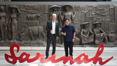 Sambut Frank Wormuth di Jakarta, Erick Thohir Kasih Hadiah Spesial