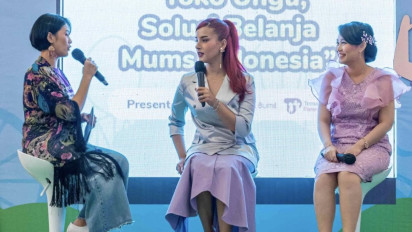 Selebgram Tasya Farasya Hadiri Acara Mums Festival Teman Bumil
