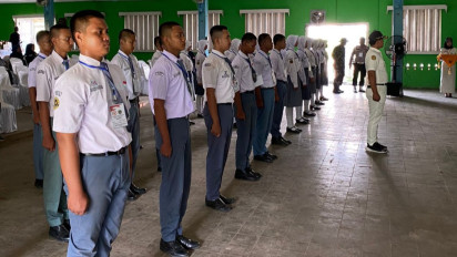 35 Pelajar SMA/SMK Pali Jalani Pemusatan Pelatihan dan Pendidikan Paskibraka 2023