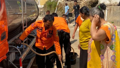 Delapan Kecamatan Kekurangan Air Bersih, Ratusan Ribu Liter Dikucurkan BPBD Kabupaten Bogor