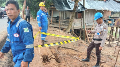 Update Terdampak Semburan Gas, Warga Tambang Rambang Ogan Ilir Minta Pertamina Tanggung Jawab