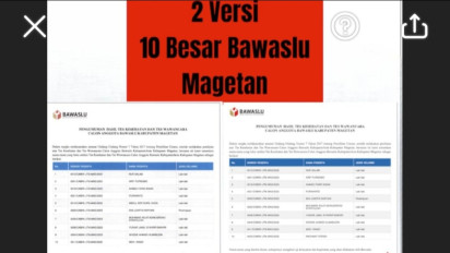 Polemik Pergantian Nama Calon Anggota Bawaslu Magetan, Sekretaris Timsel : Nama Itu Diluar Kesepakatan Bersama