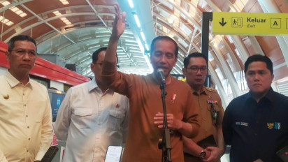 Heboh Jalur LRT Gatsu-Kuningan Salah Desain, Jokowi: Perbaiki, Koreksi