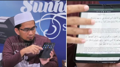 Jangan Ngasal, Ustaz Adi Hidayat Jelaskan Hukum Membaca Al Quran Pakai HP, Ternyata
