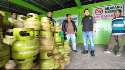 Pasca Kelangkaan, Polres Tanah Karo Cek Ketersediaan Gas LPG 3 Kg