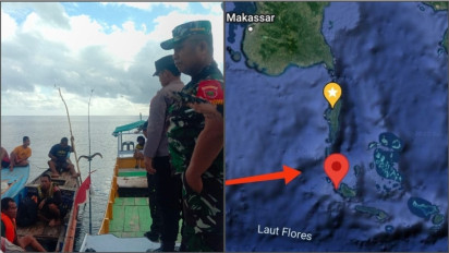 5 Awak KLM Sumber Utama Ditemukan Selamat                                     dan Dievakuasi ke Benteng Jampea