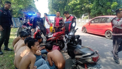 Bawa Senjata Tajam, 7 Pelajar asal Jakarta Diamankan Satgas Pelajar di Bogor