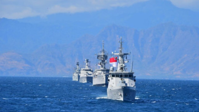 Alusista Andalan TNI AL dalam Latihan Gabungan 2023 di Situbondo Buatan PT PAL