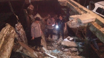 Tempat Pelelangan Ikan Lama di Langkat Ambruk, 6 Warga Alami Luka-luka