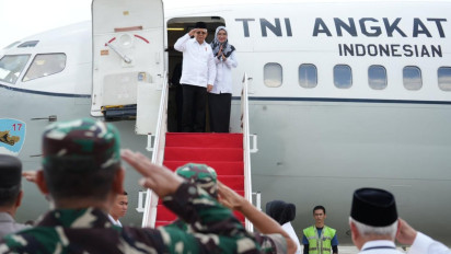 Kawal Wapres Maruf Amin Sampai ke Pesawat Indonesian Air Force, Gubernur Kaltim:  Jangan Sungkan Kembali Pak!