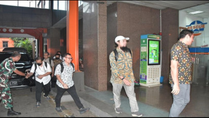 Geledah Kantor Basarnas, Puspom TNI dan Petugas KPK Sita Dua Boks dan Satu Koper Barang Bukti Suap