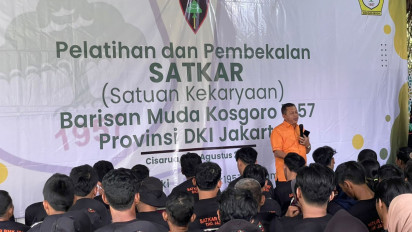 Barisan Muda Kosgoro 1957 DKI Gelar Pelatihan Satuan Kekaryaan