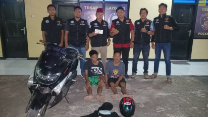 Terekam CCTV, Dua Pelaku Jambret Istri Anggota DPRD Sumsel Berhasil di Amankan Polisi 