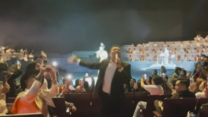 Heboh! Duet Spontan Anang Hermansyah dan Kris Dayanti di Konser Semesta, Penonton: Lagi..Lagi..Lagi..