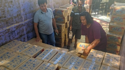 Polres Bone Bolango Gagalkan Penyelundupan 300 Kardus Berisikan 4,7 Ton Miras