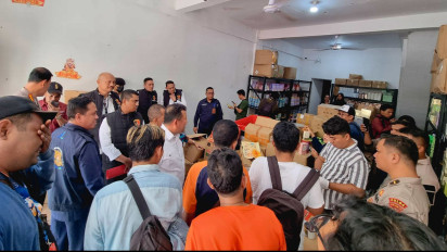 Polda kepri Grebek Gudang Obat Illegal di Batam