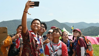 Cuaca Panas dan Potensi Angin Topan, Begini Kondisi Kontigen Pramuka Indonesia di Korea Selatan