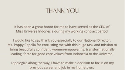 Riomotret dan CEO Miss Universe Indonesia 2023 Mundur dari Jabatannya Buntut Skandal Finalis Difoto Telanjang