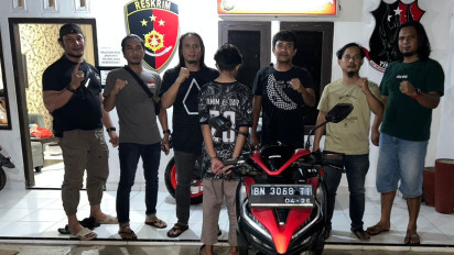 Remaja Spesialis Pencuri Sepeda Motor Diamankan Polisi di Pangkalpinang