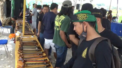Lestarikan Pusaka Nusantara, Kolektor Keris di Klaten Pamerkan Ratusan Koleksi Keris