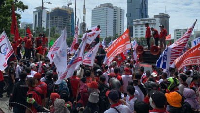 Hari Ini Puluhan Ribu Buruh Bakal Berunjuk Rasa di Depan Istana dan MK, Ini 6 Tuntutan Mereka
