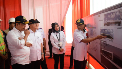 Percepat Pembangunan Infrastruktur di Bidang Transportasi Darat, Ditjen Hubdat Lakukan Groundbreaking Terminal Tipe A Air Sebakul