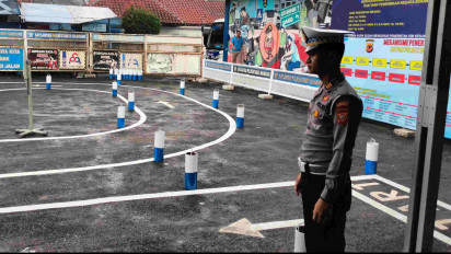 Warga yang Ikut Uji SIM di Jalur  Baru Lolos Semua, Setelah  Zig-zag  dan Angka Delapan Dihapus oleh Kepolisian