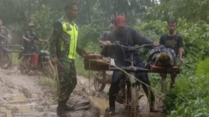 Tukang Angkut Kayu di Aceh Timur Meninggal Dunia Tertimpa Kayu Balok yang Diangkutnya