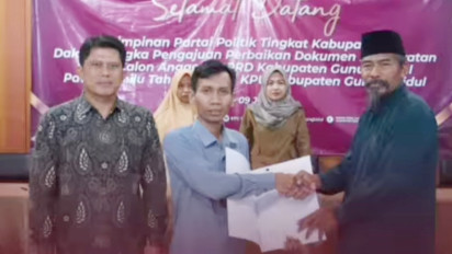 KPU sebut 106 Berkas Bakal Caleg di Gunungkidul Tidak Memenuhi Syarat