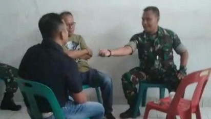 Saat Geruduk Polrestabes Medan, Mayor Dedi Hasibuan Lagi Libur tapi Gunakan Seragam Loreng