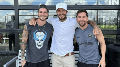 David Beckham Foto Bareng De Paul dan Lionel Messi, Netizen Minta Ini ke Bos Inter Miami