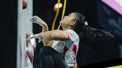 Atlet Panjat Tebing Putri Indonesia Desak Made Rita Raih Emas di IFSC Climbinga Championship 2023