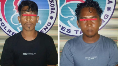 Nyambi Jadi Pengedar Narkoba, 2 Nelayan Tapteng Ditangkap Polisi