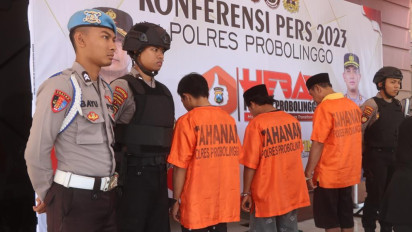 Tiga Pemerkosa Anak di Bawah Umur Dibekuk Satreskrim Polres Probolinggo