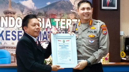 Angka Kecelakaan Turun Drastis, Dirlantas Polda DIY Raih Penghargaan Presisi Award