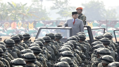 Wakili Presiden Jokowi, Menhan Prabowo Tetapkan 2.497 Komcad TNI TA. 2023