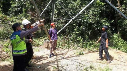 Pencurian Tiang Penyangga Mengancam Pasokan Listrik Pulau Sumatera, PLTU Banjarsari Ambil Langkah Antisipasi