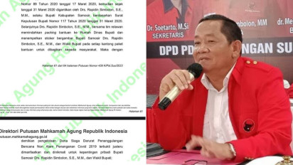 Dituding Menikmati Dana Darurat Covid, Penasihat Hukum Rapidin: Pertimbangan Majelis Hakim adalah Cerita Fiksi