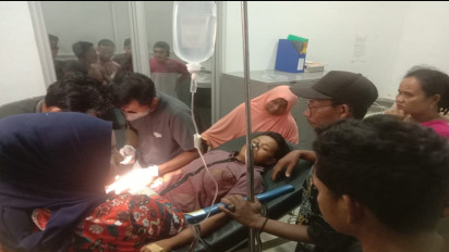 Diduga Hendak Mencuci Tangan Seorang Pemuda Diterkam Buaya di Muara Sungai Batang Natal, Tangan Kanan Nyaris Putus