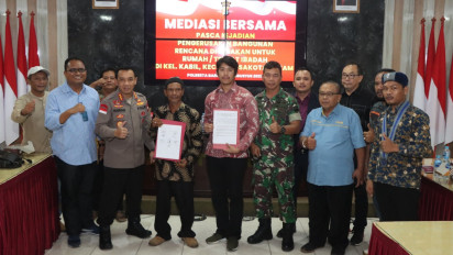 Berakhir Damai, Konflik Pembangunan Gereja di Batam Dimediasi oleh Kepolisian dan Komunitas Agama