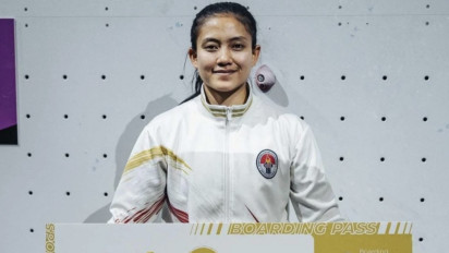 Bangga! Desak Made Rita Resmi Kuasai Peringkat Satu Dunia Panjat Tebing Speed