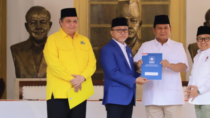 Resmi Dapat Dukungan Golkar-PKB-PAN, Prabowo: Saya Terharu dan Merasa Terhormat