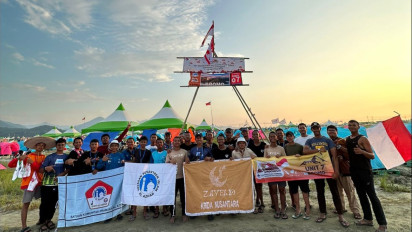 Kontingen Jambore Indonesia Kembali ke Tanah Air, Menlu: Kondisi Mereka Baik-baik