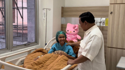 Prabowo Bantu Biaya RS Gadis Penyelamat Kucing: Saya Menangkap Getaran Semangat Nabila